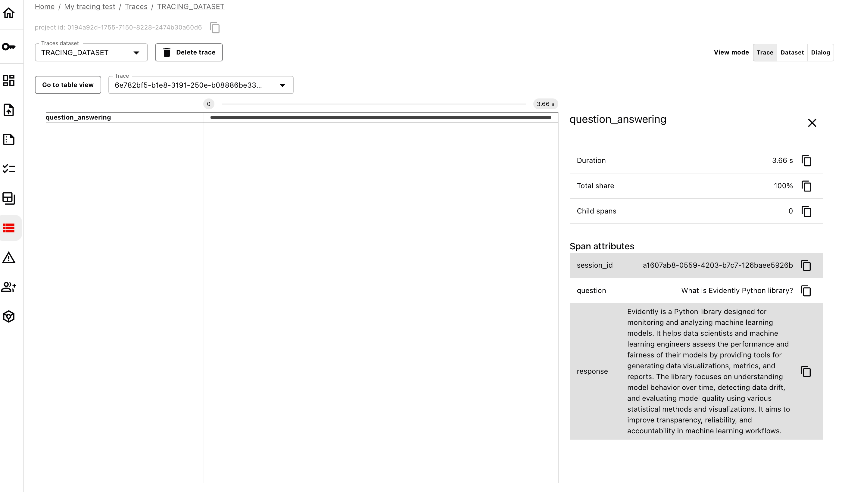 Tracing - Documentation